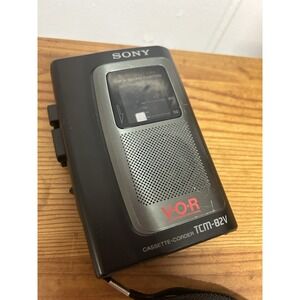 Vintage Sony TCM-82V Handheld Cassette Player Recorder with VOR Recording READ‎